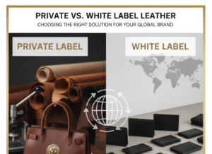 private vs. white label leather