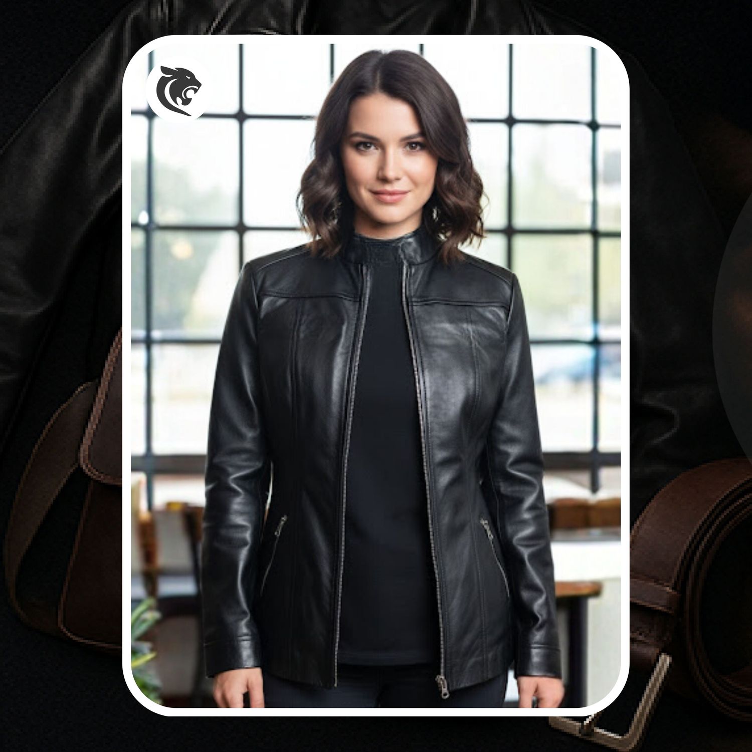 pelnoir women's leather jacket | slim fit black racer coat pelnoir women's leather jacket | slim fit black racer coat