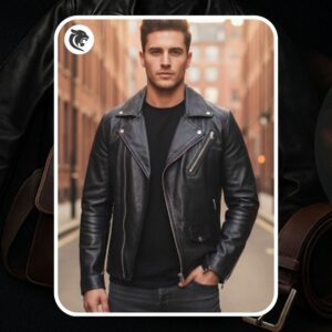 pelnoir men's brando leather jacket