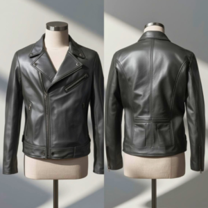 men’s classic asymmetrical brando leather jacket