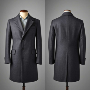 the professional series notch lapel overcoat