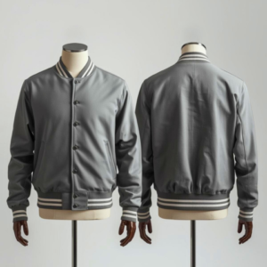 heritage series monochrome varsity jacket